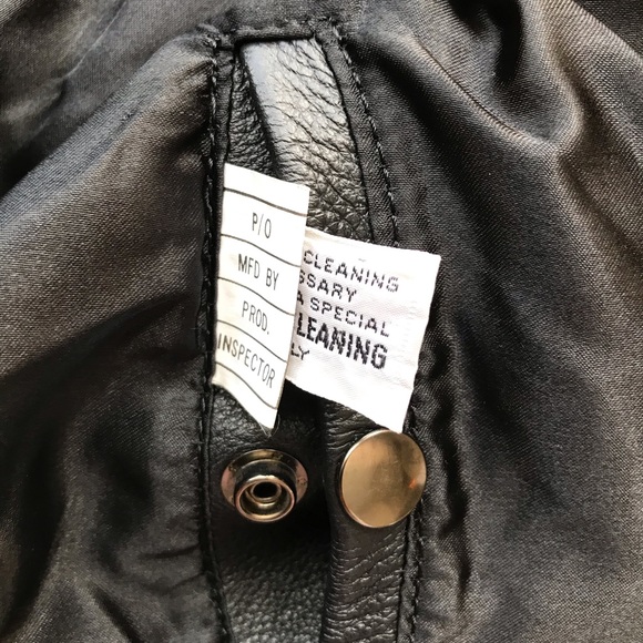 VTG Harley Davidson Cropped Leather Jacket - Picture 13 of 16